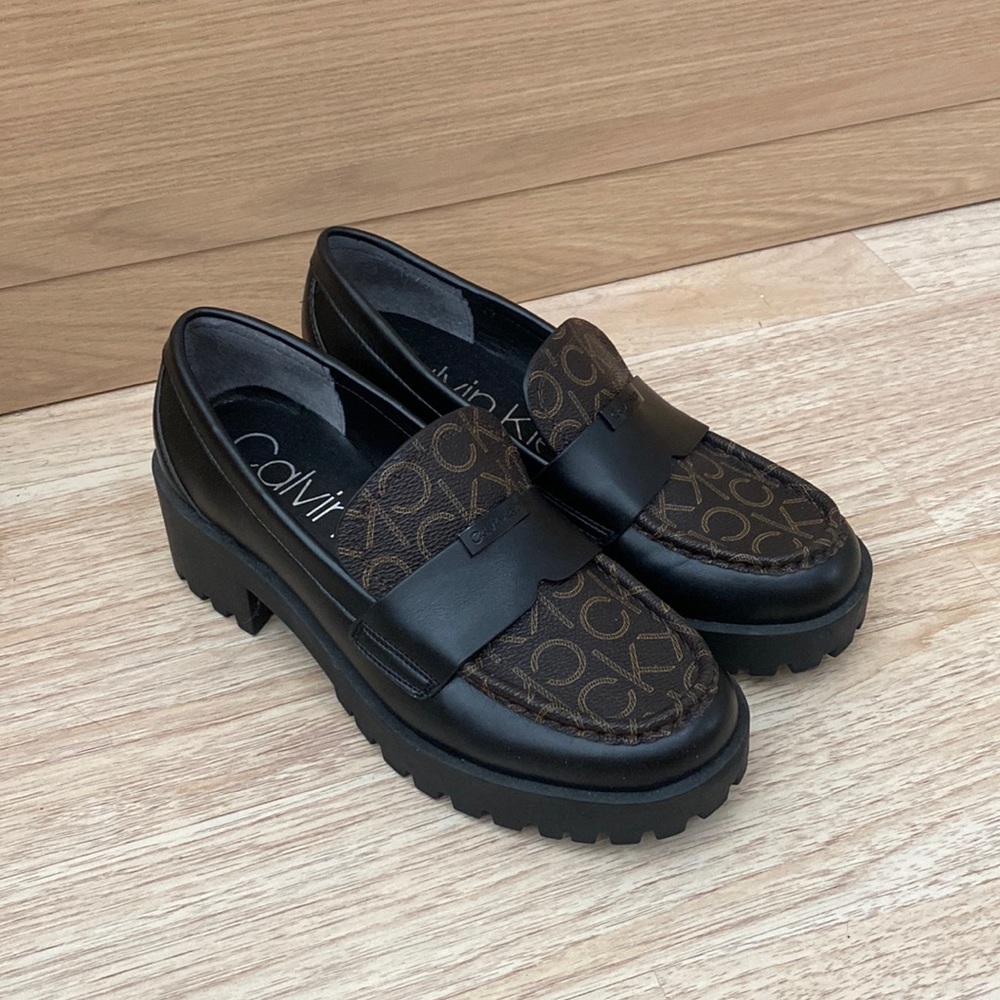 Calvin Klein Loafers w/ Lug Sole